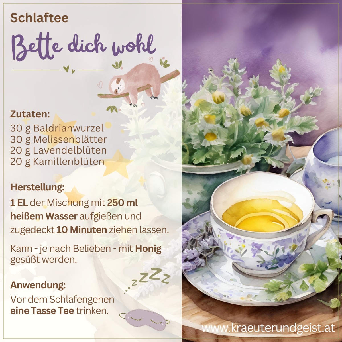 Rezept Schlaftee