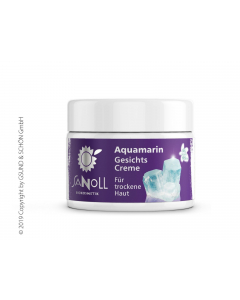 GESICHTSCREME für trockene Haut, Aquamarin - Sanoll Naturkosmetik