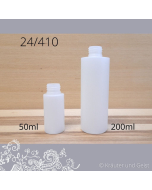 Leerflasche ARIELLE rund HDPE natur 24/410 UT (nur Flasche)